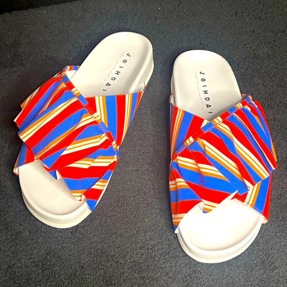 New with Box Joshua Ruffle Pool Slides Size 11